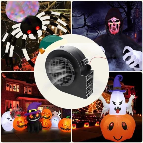 Replacement 1A Air Blower, 1.5A Adapter Replacement Fan Blower, 3 LEDs Bulbs Set - Picture 6 of 7